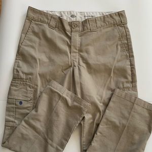 Dickies Flex Slim Straight 36x30 Cargo Pants in Tan